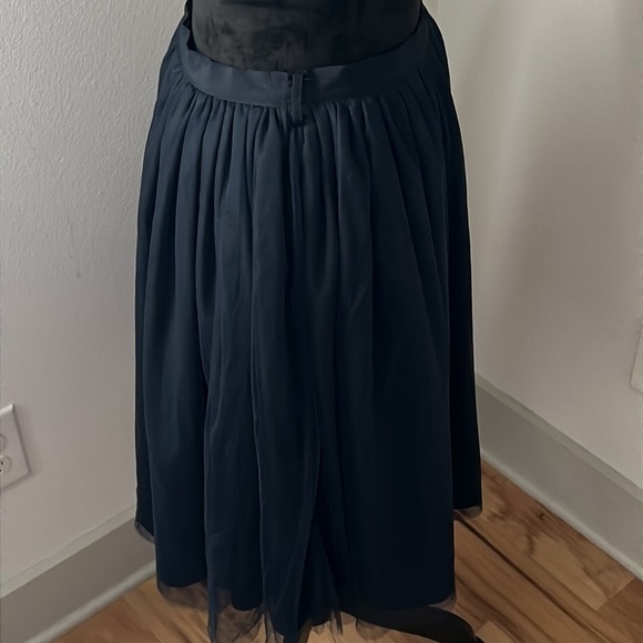 Comme Toi… black mesh layered full skirt Sz M - Picture 4 of 6